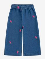LouieLouie - Rosemary Pants - Denim - Platūs džinsai - Mėlyna