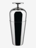 Alessi - “Parisienne” Cocktail Shaker In 18/10 Stainless Steel - Plaktuvai ir kokteilių reikmenys - Sidabro