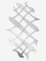 Alessi - Pull-Out Trivet In 18/10 Polished Stainless Steel - Puodų padėkliukas - Sidabro