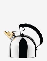 Alessi - Kettle In 18/10  With Melodic Brass Whistle And Pa Handle, Black Induction - Virdulys - Juoda
