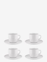 Alessi - Set Of A Drip Coffee Cup With A Saucer In White Porcelain - Arbatos puodelis - Balta