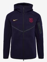 Nike - Fc Barcelona Nike Tech Fleece Full-Zip Hoodie - Sportinis džemperis su gobtuvu - Tamsiai mėlyna