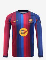 Nike - Fc Barcelona Nike Dri Fit Home Jersey Long-Sleeved 26/27 - Sportiniai futbolo marškinėliai - Burgundiška splava