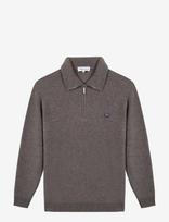 Maison Labiche - Delepine Patch Coeur - Megztinis su užtrauktuku - Ruda