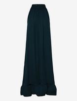 Malina - Sabrina Halterneck Ruffled Midi Dress - Ilga suknelė - Žalia
