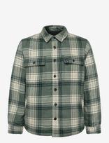 Superdry - Borg Lined Miller Overshirt - Vilnonė striukė - Žalia