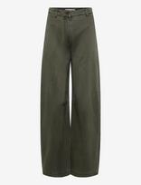 HOLZWEILER - Ruby Barrel Trousers - Barrel kelnės - Chaki spalva