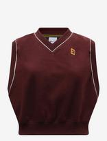 Nike - W Nkct Crt Cltn Flc Vest - Sportinė palaidinė be rankovių - Burgundiška splava