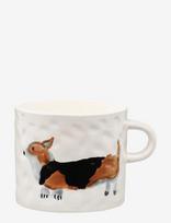 Anna + Nina - Corgi Tea Mug - Arbatos puodelis - Balta