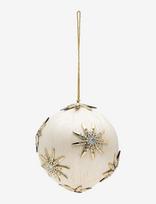 Anna + Nina - Starry Night Ivory Ornament - Kalėdiniai žaisliukai ir eglutės aksesuarai - Balta