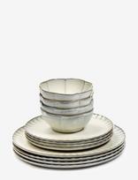 Serax - Startset 12 Pcs White Inku - Stalo serviravimo rinkinys - Kreminė spalva