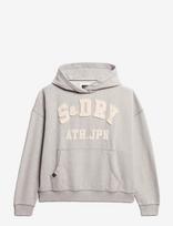 Superdry - Athletic Appliq Oversize Hood - Džemperis - Pilka