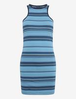 Superdry - Vintage Stripe Racer Dress - Trumpa suknelė - Mėlyna