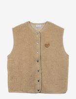 Maison Labiche - Loing Coeur - Fleece & Teddy Vests - Smėlio