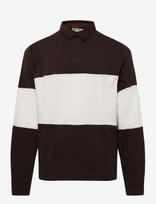 Weekday - Boxy Rugby Shirt - Polo marškinėliai ilgomis rankovėmis - Ruda