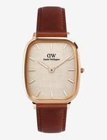 Daniel Wellington - Marlon 32X36.30 St Mawes Linen Rg - Analoginis laikrodis - Ruda