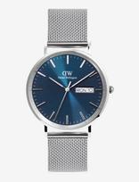 Daniel Wellington - Classic 40 Day Display Sterling Arctic S - Analoginis laikrodis - Sidabro