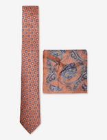 Amanda Christensen - Tie & Pocket Square - Kaklaraištis - Ruda