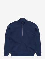 Edwin - Koji Half Zip Sweat - Maritime Blue - Megztinis su užtrauktuku - Tamsiai mėlyna