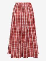 Faithfull The Brand - Cales Skirt - Iki kelių ir midi sijonai - Raudona
