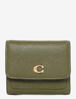 Coach - Mila Small Flap Wallet - Piniginė - Chaki spalva