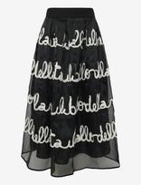 Andiata - Nini 85 Skirt - Iki kelių ir midi sijonai - Juoda