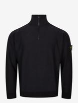 Stone Island - Half Zip Sweatshirt - Megztinis su užtrauktuku - Juoda