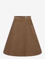 Mads Nørgaard - Soil Denim Stelly Skirt - Iki kelių ir midi sijonai - Ruda