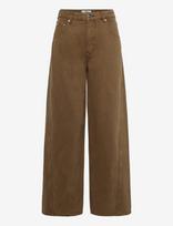 Mads Nørgaard - Soil Denim Christel Jeans - Platūs džinsai - Ruda