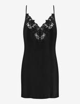 Bluebella - Alara Luxury Satin Short Chemise - Naktiniai marškiniai - Juoda