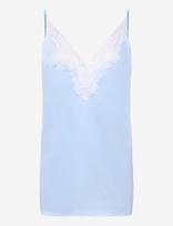 Bluebella - Isabella Luxury Satin Short Chemise - Naktiniai marškiniai - Mėlyna