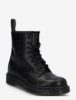 Dr. Martens - 1460 Croco Black Atlas Croc Emboss - Suvarstomi batai - Juoda