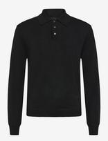 A.P.C. - Polo Riou - Marškinėliai ilgomis rankovėmis - Juoda