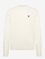 Lyle & Scott - Brushed Crew Neck Jumper - Apvalios apykaklės megztinis - Kreminė spalva
