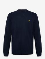 Lyle & Scott - Brushed Crew Neck Jumper - Apvalios apykaklės megztinis - Tamsiai mėlyna