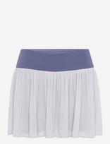 RS Sports - Women's Court Pleated Skirt - Mesh (Brown/White,M,St) - Sportinis sijonas - Violetinė