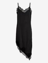 JJXX Kids - Jxvima Satin Sl Lace Mix Dress Wvn Grl - Proginė suknelė - Juoda