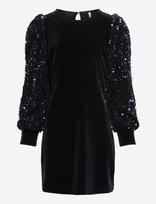 Kids Only - Kogconfidence L/S Sequins Dress Jrs - Proginė suknelė - Juoda