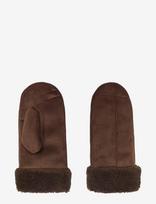 ONLY - Onlnicki Faux Suede Mittens Acc - Kumštinės pirštinės - Ruda