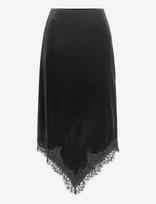 Vila - Vialindra Hw Midi Skirt/Vol - Iki kelių ir midi sijonai - Juoda