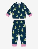 Chelsea Peers - Kids Enchanted Frog Print Long Pyjama Set - Pižamos komplektas - Tamsiai mėlyna