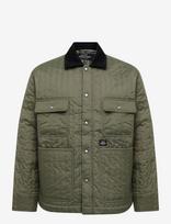 Mads Nørgaard - Quilt Chore Jacket - Dygsniuota striukė - Chaki spalva