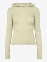 Mads Nørgaard - Point Wool Tutti Hood - Megztinis - Smėlio