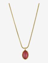Bud To Rose - Retro Necklace Pink/Gold - Grandinėlė - Aukso