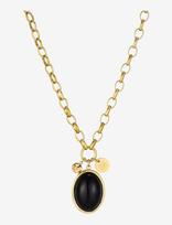 Bud To Rose - Retro Long Necklace Black/Brown/Gold - Grandinėlė - Aukso