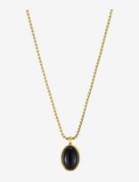 Bud To Rose - Retro Necklace Black/Gold - Grandinėlė - Aukso