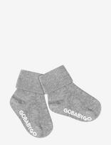 GoBabyGo - Non-Slip Socks- Cotton - Neslystančios kojinės - Pilka