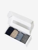 GoBabyGo - Combo Box - Merino Wool - Neslystančios kojinės - Mėlyna
