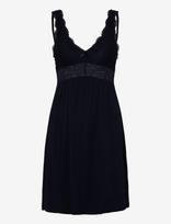 Hunkemöller - Sd Jersey Lace Nova - Naktiniai marškiniai - Tamsiai mėlyna