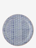 Bloomingville - Karine Serving Plate - Serviravimo lėkštė - Mėlyna
